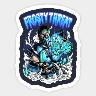 Frosty Threat Sticker